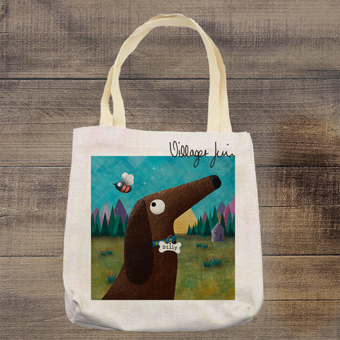 Dachshund - Personalised Pooch Tote Bag